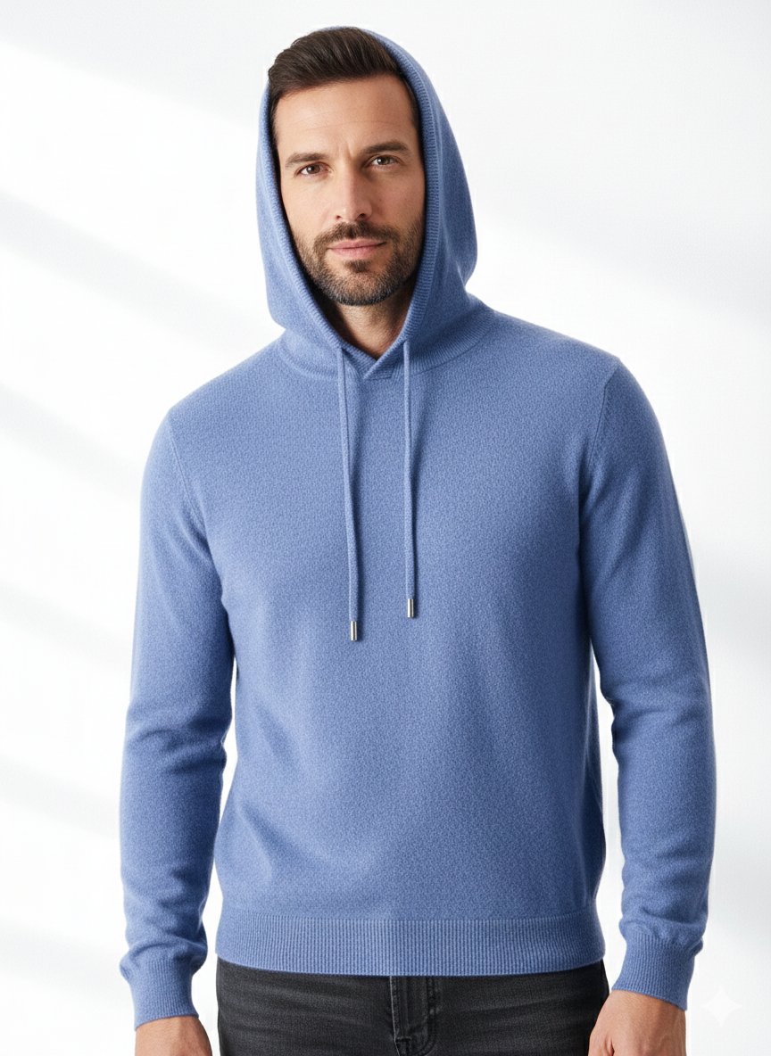 Navaro Men Merino Wool Warm Hoodie
