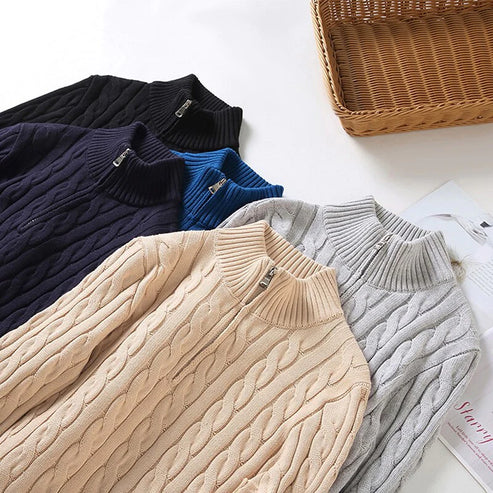 Castello | Old Money Half Zip Quarter Sweater